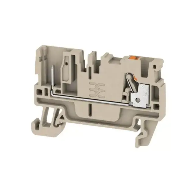 Weidmüller 1513970000 APGTB 2.5 FT 2C/1 Átvezető sorkapocs, PUSH IN, 2.5 mm2;, 800 V, 24 A, Sötétbézs Különleges ajánlat