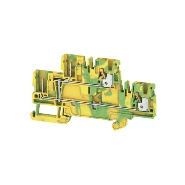 Weidmüller 1548160000 APGTB 2.5 2T PE 4C/2 Földelő sorkapcsok, PUSH IN, 2.5 mm2;, 800 V, zöld / sárga Népszerű