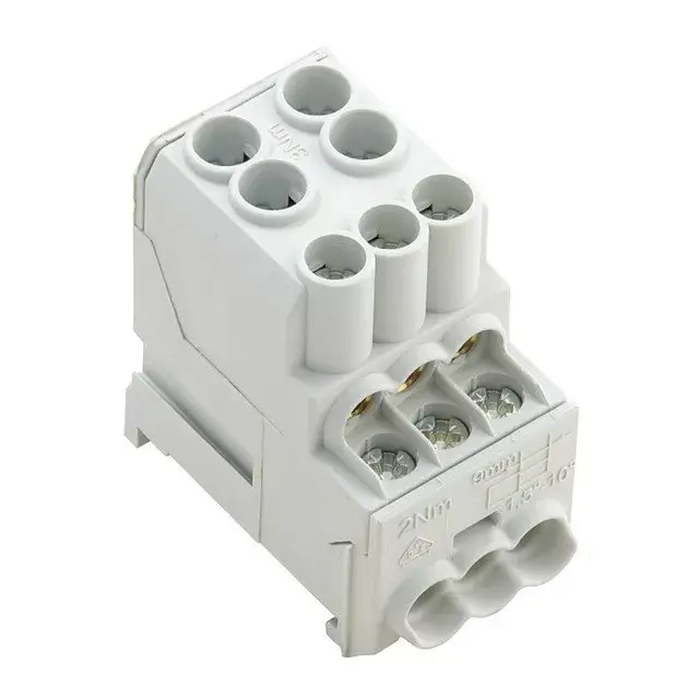 Alacsony ár Weidmüller 1561910000 Feed-through terminal block W-sorozat, Elosztótömb, 1000V AC / 1000V DC, Névleges keresztmetszet: Csavaros csatlakozás, Tartósínek / szerelőlapok