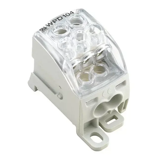 Weidmüller 1562000000 Feed-through terminal block W-sorozat, Elosztótömb, 1000V AC / 1000V DC, Névleges keresztmetszet: Csavaros csatlakozás, Tartósínek / szerelőlapok Legnépszerűbb