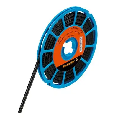 Ne maradj le Weidmüller 1568251694 CLI C 1-3 SW NE CD CableLine, Vezeték és kábeljelölők, 2.5 - 5 mm, 3 x 4.2 mm, Fekete