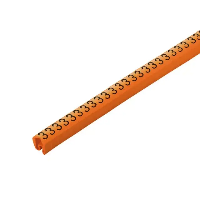 Weidmüller 1568261512 CLI C 2-4 OR/SW 3 CD CableLine, Vezeték és kábeljelölők, 4 - 10 mm, 4 x 7 mm, Narancssárga Exkluzív ajánlat
