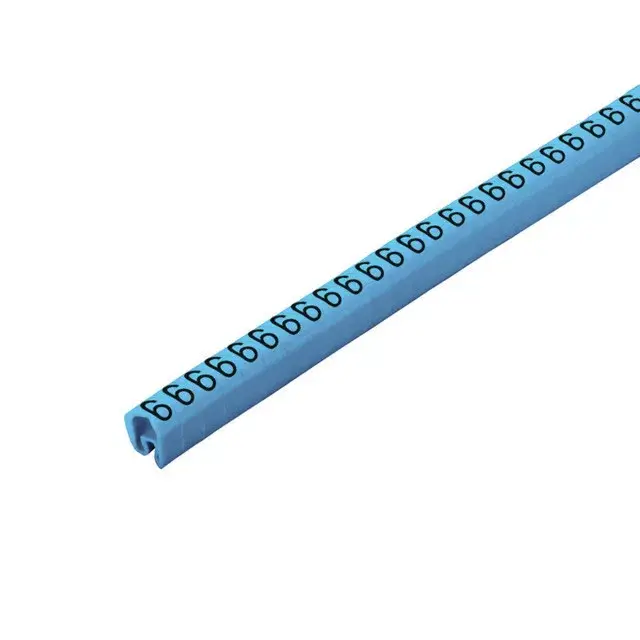 Weidmüller 1568261521 CLI C 2-4 BL/SW 6 CD CableLine, Vezeték és kábeljelölők, 4 - 10 mm, 4 x 7 mm, Kék Outlet