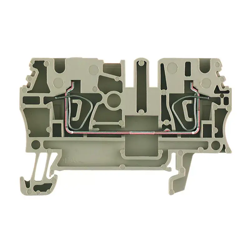 Akció Weidmüller 1608510000 ZDU 2.5 Átvezető sorkapocs, Húzórugós csatlakozás, 2.5 mm2;, 800 V, 24 A, Sötétbézs ( WEIDMÜLLER 1608510000 )