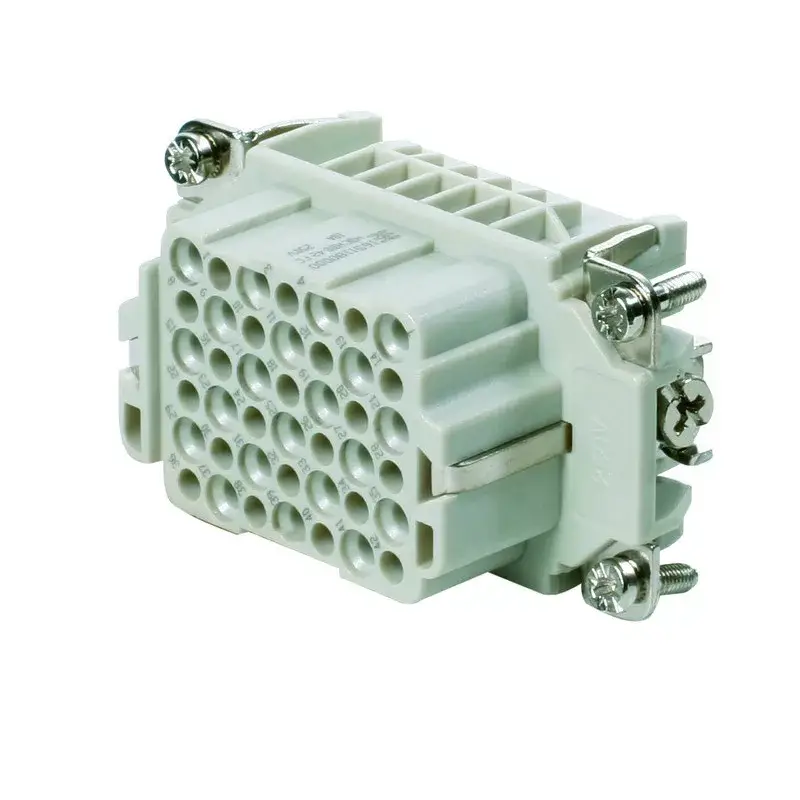 Weidmüller 1651180000 HDC HDD 42 FC Nehézcsatlakozó betét mama HDC-betét, Hüvely, 250 V, 10 A, Pólusszám: 42, Krimpelhető csatlakozás, Méret: 4 Ne maradj le