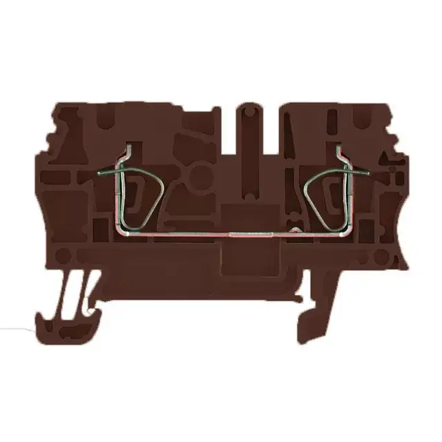Weidmüller 1683300000 ZDU 2.5 BR Átvezető sorkapocs, Húzórugós csatlakozás, 2.5 mm2;, 800 V, 24 A, Barna ( WEIDMÜLLER 1683300000 ) Bestseller