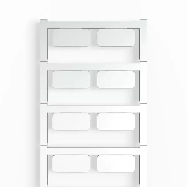 Weidmüller 1713700000 SM 27/12,5 NEUTRAL SI Kapcsoló jelölő lap SwitchMark, Készülékjelölők, 12.5 x 27 mm, Tartó SwitchMark, Ezüst Olcsó