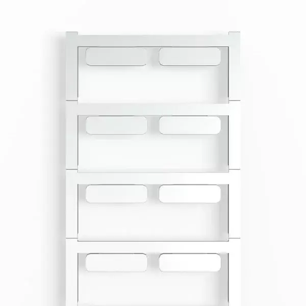 Weidmüller 1771930000 SM 27/8 K SI neutral SwitchMark, Készülékjelölők, 8 x 27 mm, Ezüst Gyors kiszállítás