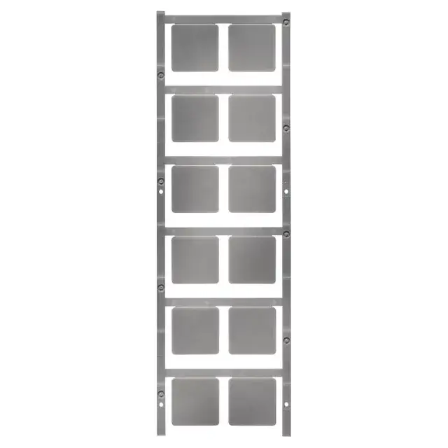 Weidmüller 1773230000 SM 27/27 Neutral SI SwitchMark, Készülékjelölők, 27 x 27 mm, Tartó SwitchMark, Ezüst Expressz kézbesítés