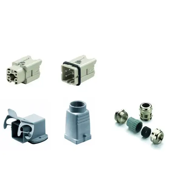 Bestseller Weidmüller 1802700000 HDC Kit HA 04.402 M HDC-készletek-Nagy igénybevételre tervezett csatlakozók, Készlet, HA, Méret: 1, Pólusok: 4, Csavaros csatlakozás, 400 V, 16 A, M 20