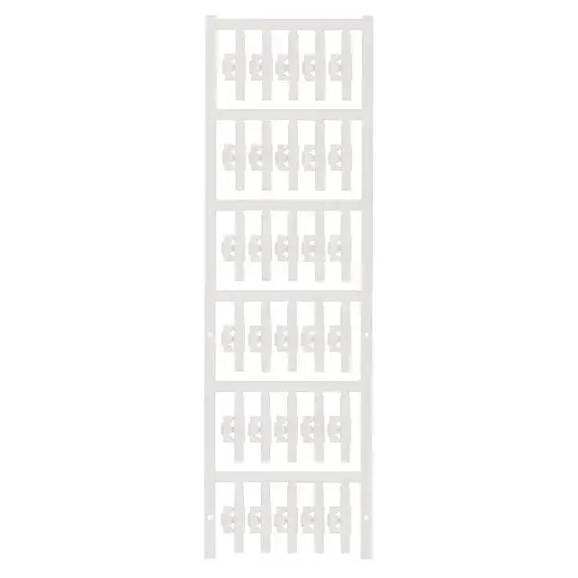 Weidmüller 1805760000 SFC 1/30 NEUTRAL WS SlimFix Clip, Vezeték és kábeljelölők, 2 - 3.5 mm, 30 x 5.8 mm, Fehér Prémium