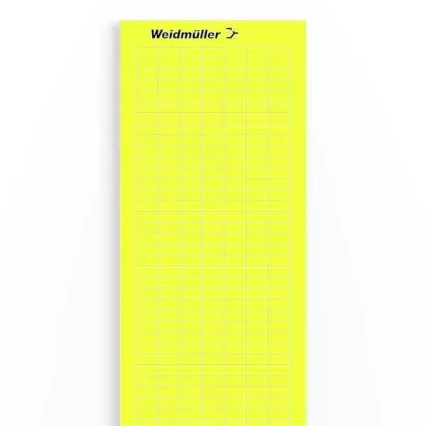 Weidmüller 1882910000 LM MT300 12X6 GE LaserMark, Készülékjelölők, 6 x 12 mm, Sárga Rendeld meg most