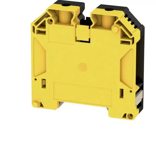 Weidmüller 2000080000 WDU 50N GE/SW Átvezető sorkapocs, Csavaros csatlakozás, 50 mm2;, 1000 V, 150 A, Sárga, Fekete Legnépszerűbb