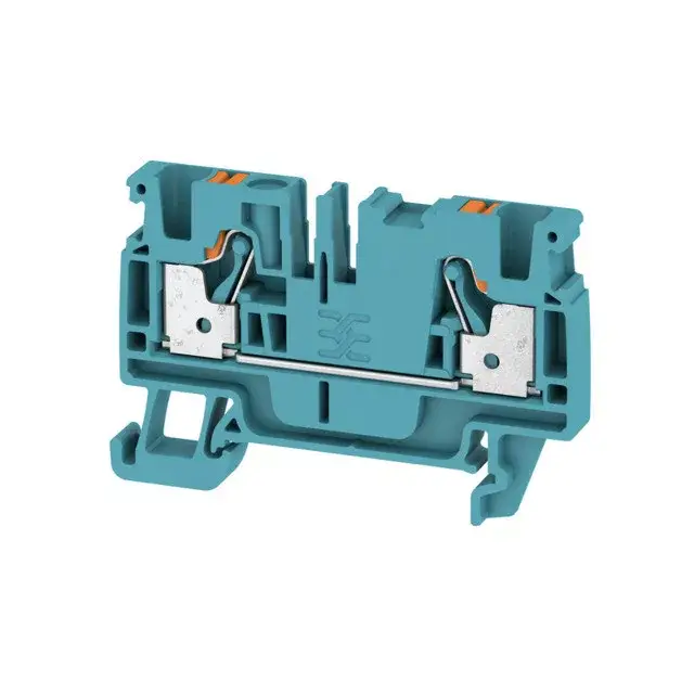 Kihagyhatatlan ajánlat Weidmüller 2051210000 A2C 4 BL Átvezető sorkapocs, PUSH IN, 4 mm2;, 800 V, 32 A, Kék
