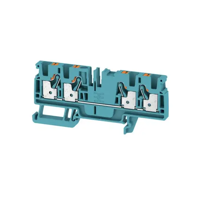 Expressz kézbesítés Weidmüller 2051520000 A4C 4 BL Átvezető sorkapocs, PUSH IN, 4 mm2;, 800 V, 32 A, Kék