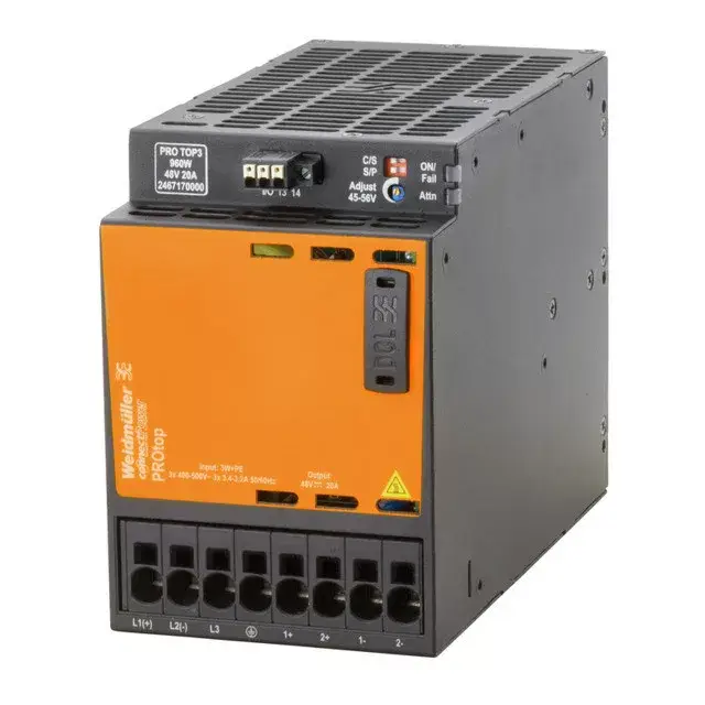 Végkiárusítás Weidmüller 2467170000 PRO TOP3 960W 48V 20A Áramellátás, tápegység, 48 V