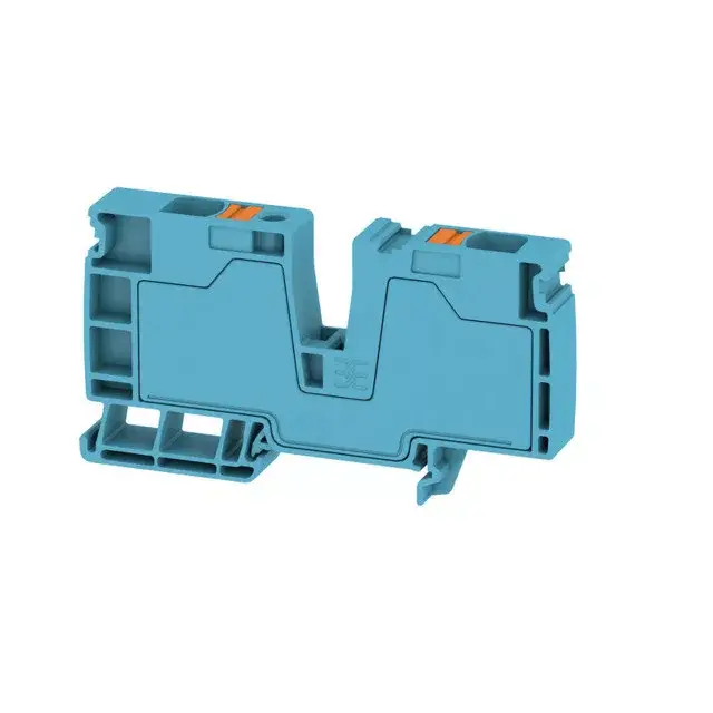 Biztonságos fizetés Weidmüller 2502320000 ALO 16 BL Átvezető sorkapocs, PUSH IN, 16 mm2;, 800 V, 76 A, Kék