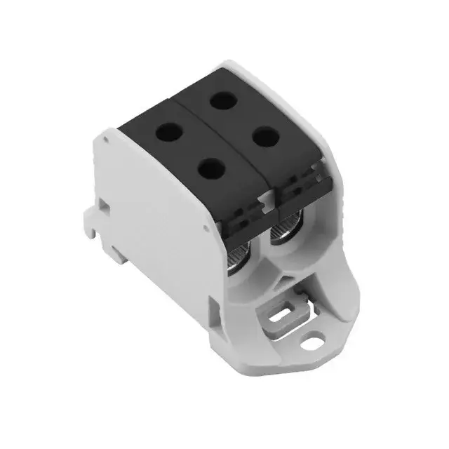 Biztonságos fizetés Weidmüller 2502950000 WPD 230 2X50/2X50 BK W-sorozat, Elosztótömb, Névleges keresztmetszet: 50 mm2;, Tartósínek / szerelőlapok