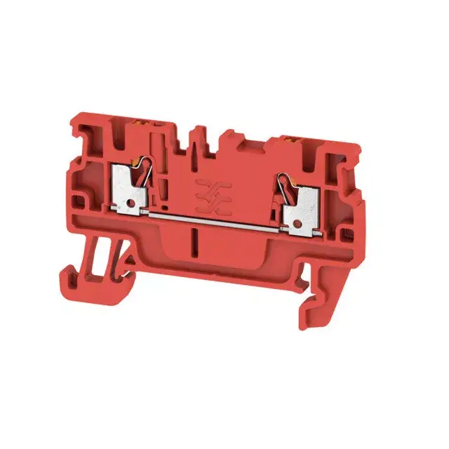 Outlet Weidmüller 2508020000 A2C 1.5 RD Átvezető sorkapocs, PUSH IN, 1.5 mm2;, 500 V, 17.5 A, Piros