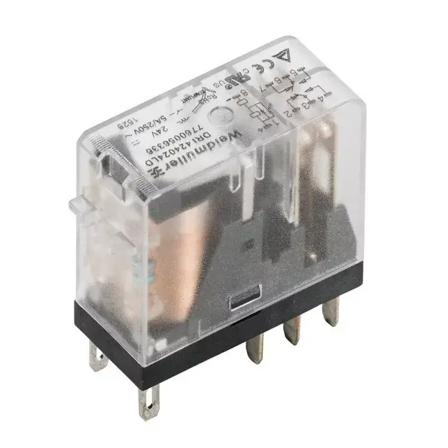 Weidmüller 7760056322 DRI424024 D-SERIES DRI, Relé, Érintkezők száma: 2 Váltóérintkező AgNi, Névleges vezérlőfeszültség: 24 V DC, Folytonos áram: 5 A, Flat blade connections (2.5 mm x 0.5 mm) Kedvezményes ár
