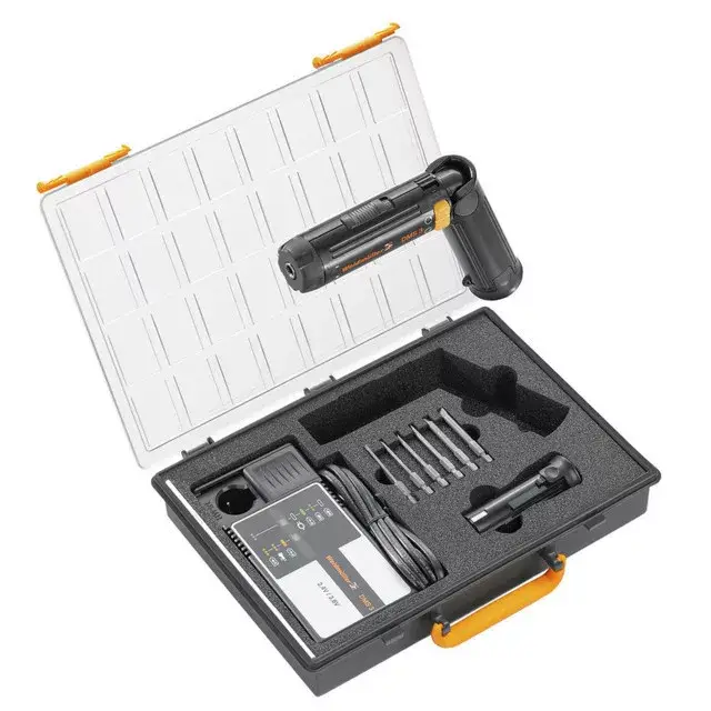 Weidmüller 9007480000 DMS 3 SET 2 gép Elektromos és akku meghajtásos nyomaték csavarhúzók, 1/4" DIN 3126 E6,3 forma, 3 Újdonság
