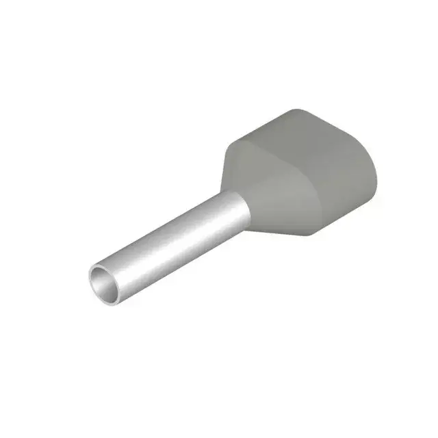 Weidmüller 9018520000 H0,75/15D ZH GRAU SV-iker szürke műanyag gallérral Érvéghüvely, Iker-érvéghüvely, 11 mm, 8 mm, Szürke Kiárusítás