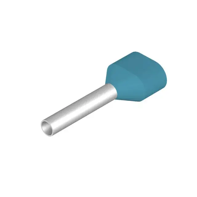 Szezonális akció Weidmüller 9018570000 H0,75/15T ZH BL SV Érvéghüvely, Iker-érvéghüvely, 11 mm, 8 mm, Világoskék