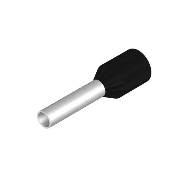 Weidmüller 9019120000 H1,5/14D SW Érvéghüvely, szigetelt, 10 mm, 8 mm, Fekete Árcsökkenés