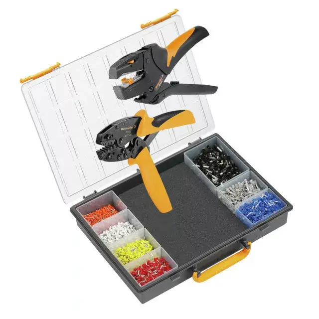 Nézd meg most Weidmüller 9028740000 CRIMP-SET PZ 6/5 Krimp készlet Krimpelő szerszám készlet, Krimpelő szerszám: PZ 6/5, Csupaszoló szerszám: STRIPAX, Krimpelési tartomány, min.: 25, Sínkód: Weidmüller