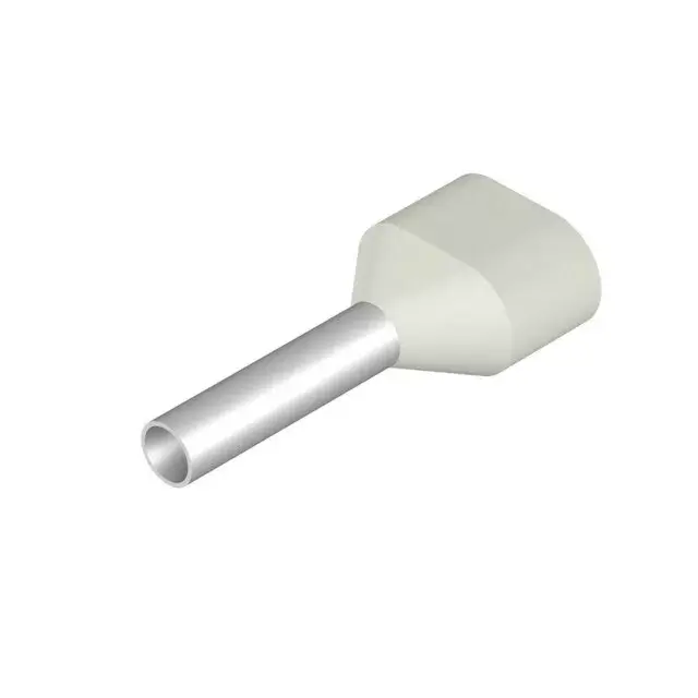 Weidmüller 9037230000 H0,75/14 Érvéghüvely, Iker-érvéghüvely, 11 mm, 8 mm, Fehér Bestseller
