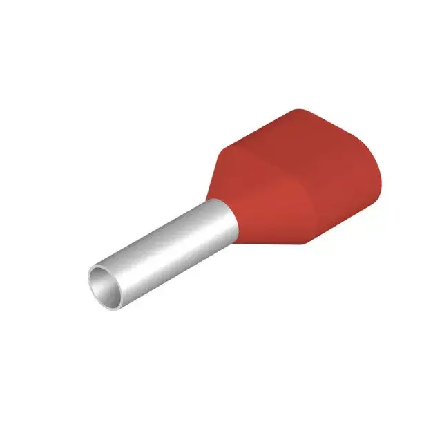 Weidmüller 9037290000 H1,5/16 ZH R Érvéghüvely, Iker-érvéghüvely, 11 mm, 8 mm, Piros Azonnal elérhető