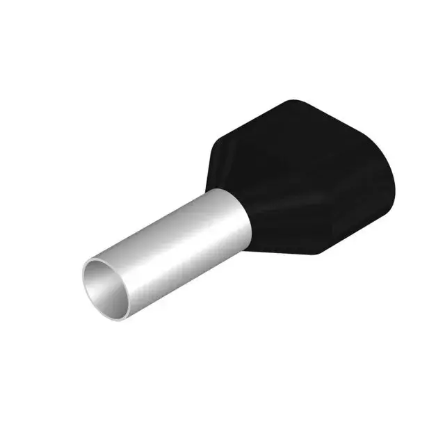 Biztonságos fizetés Weidmüller 9037320000 H6,0/23 Érvéghüvely, Iker-érvéghüvely, 20 mm, 12 mm, Fekete