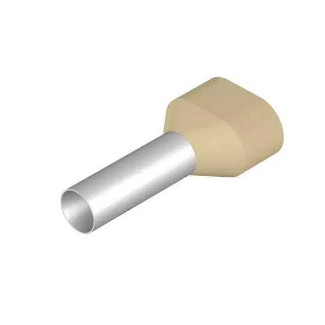 Legkelendőbb Weidmüller 9037350000 H10,0/30 ZH EB Érvéghüvely, Iker-érvéghüvely, 23 mm, 18 mm, Elefántcsont színű