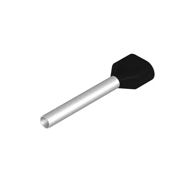 Weidmüller 9037490000 H1,5/26D Érvéghüvely, Iker-érvéghüvely, 21 mm, 18 mm, Fekete Olcsó