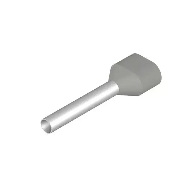 Weidmüller 9037660000 H2,5/27T Érvéghüvely, Iker-érvéghüvely, 21 mm, 18 mm, Szürke Azonnal elérhető