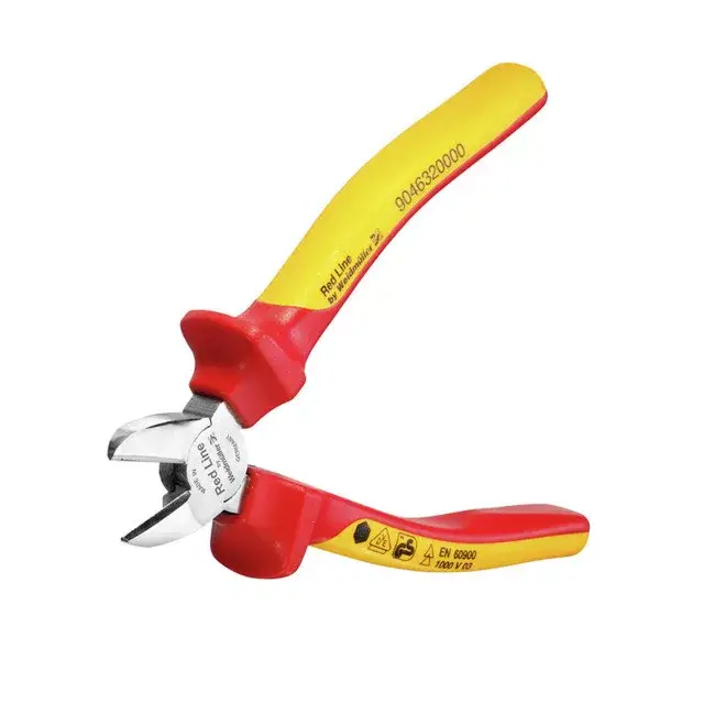 Weidmüller 9046320000 SE HD 160 RED-L Oldalcsípő fogó VDE szerint szigetelt oldalvágó, 160 mm hossz Gyors szállítás