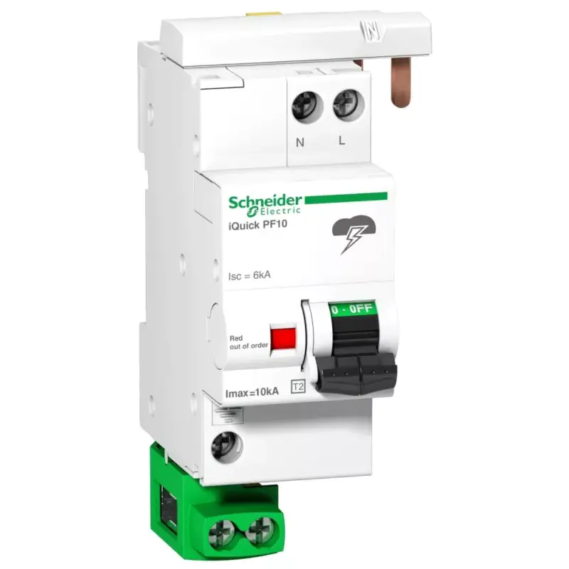 Expressz szállítás Schneider A9L16617 ACTI9 iQUICK PF, 10kA, 1P-N, földelő vezetékkel