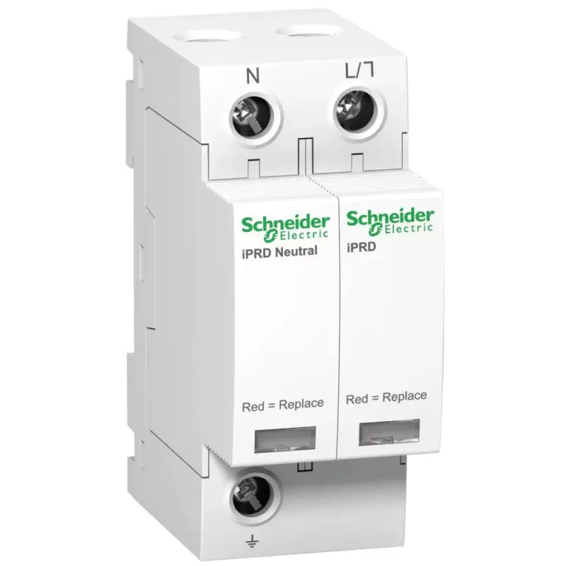 Olcsó Schneider A9L40500 ACTI9 iPRD túlfeszültség-korlátozó, cs.bet. 40kA, 1P-N, 350V