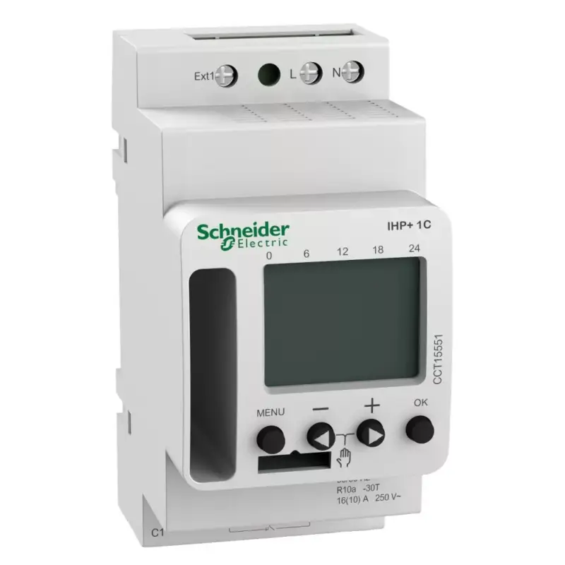 Kedvezmény Schneider CCT15551 ACTI9 IHP+ 1C SMARTw (24/7) programozható időkapcsoló