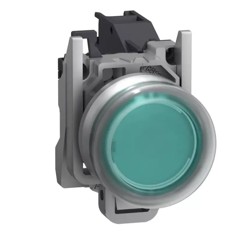 Kihagyhatatlan ajánlat Schneider XB4BP31GEX Harmony ATEX DG komplett nyomógomb, Ø22, védősapkás, 1NO, zöld