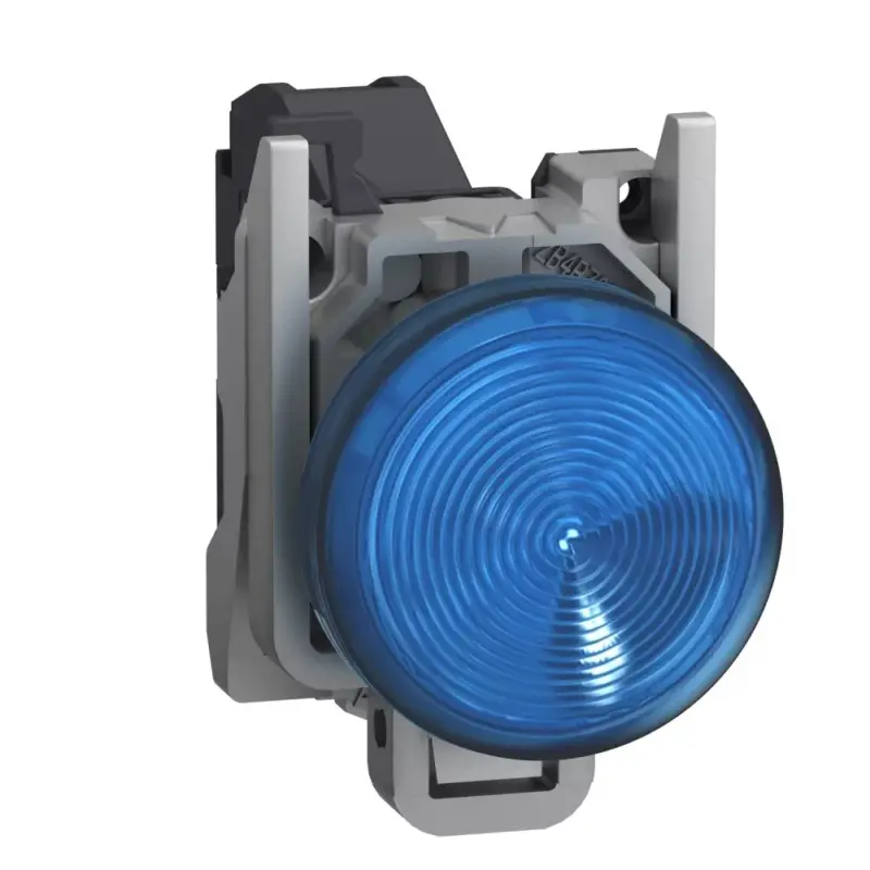 Akció Schneider XB4BVBM6GEX Harmony ATEX D komplett LED jelzőlámpa, Ø22, 24-240VAC/DC, kék