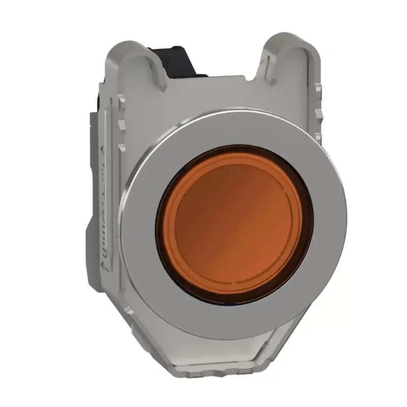 Outlet Schneider XB4FVM5 Harmony panelbe süllyesztett komplett fém LED jelzőlámpa, Ø30, 230VAC, narancssárga