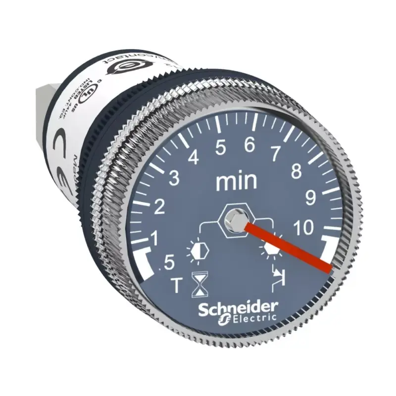 Azonnali szállítás Schneider XB5DTB24 Harmony homloklapi időzítő, 0,5m-10m, Ø22, 24VDC