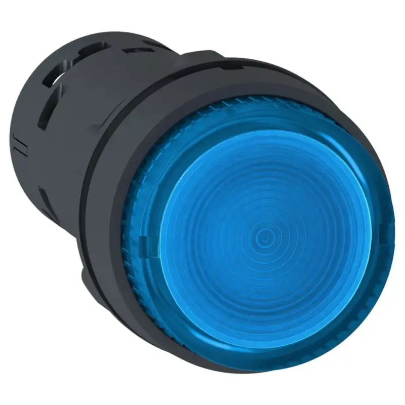 Schneider XB7NW36B1 Harmony XB7 monolitikus világító nyomógomb, LED, 1nO, kék Legnépszerűbb