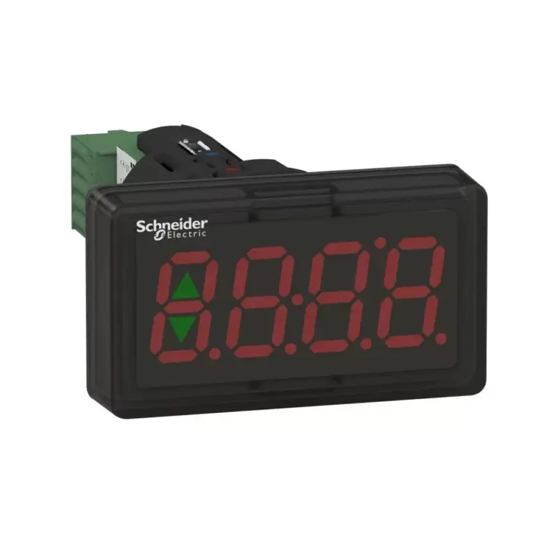 Árengedmény Schneider XBH1AA0R4 Harmony XB5 műanyag digitális panelkijelző, Ø22, piros, 4 digit, 4-20mA bemenet