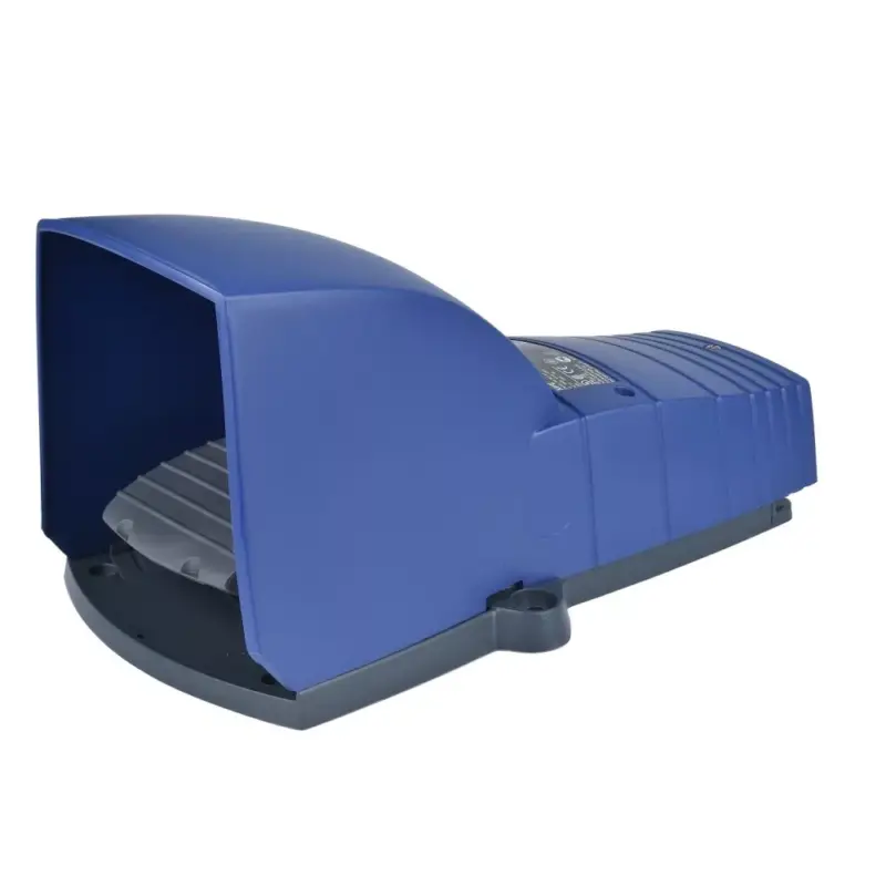 Schneider XPEB711 Harmony XPE lábkapcsoló, 2 fokozatú, 1NO+2NC, védeőtetővel, műanyag, kioldóval, kék Végkiárusítás