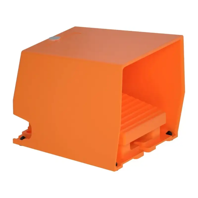 Schneider XPER310 Harmony XPE lábkapcsoló, 1 fokozatú, 1NO+1NC, védőtetővel, fém, narancssárga Azonnali szállítás