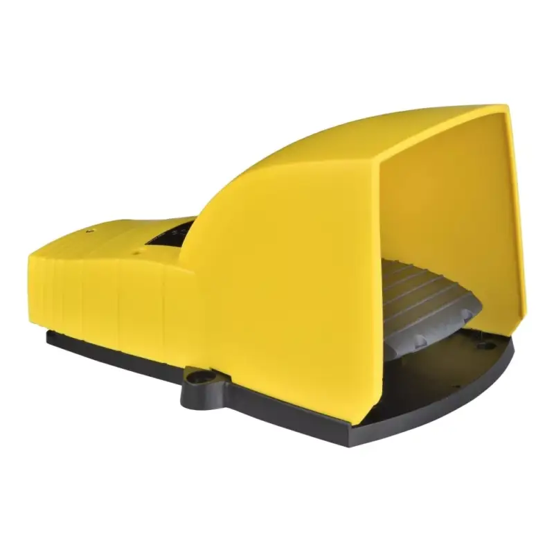 Újdonság Schneider XPEY311 Harmony XPE lábkapcsoló, 1 fokozatú, 1NO+2NC, védőtetővel, műanyag, sárga