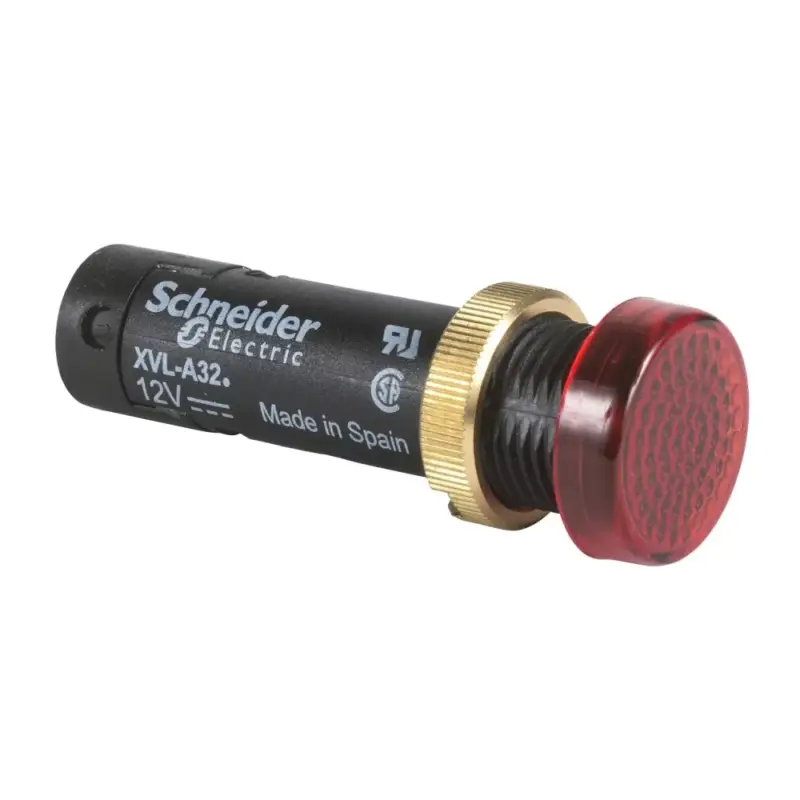 Schneider XVLA324 Harmony XVLA Ø12 LED-es jelzőlámpa, piros 12VDC Kiárusítás
