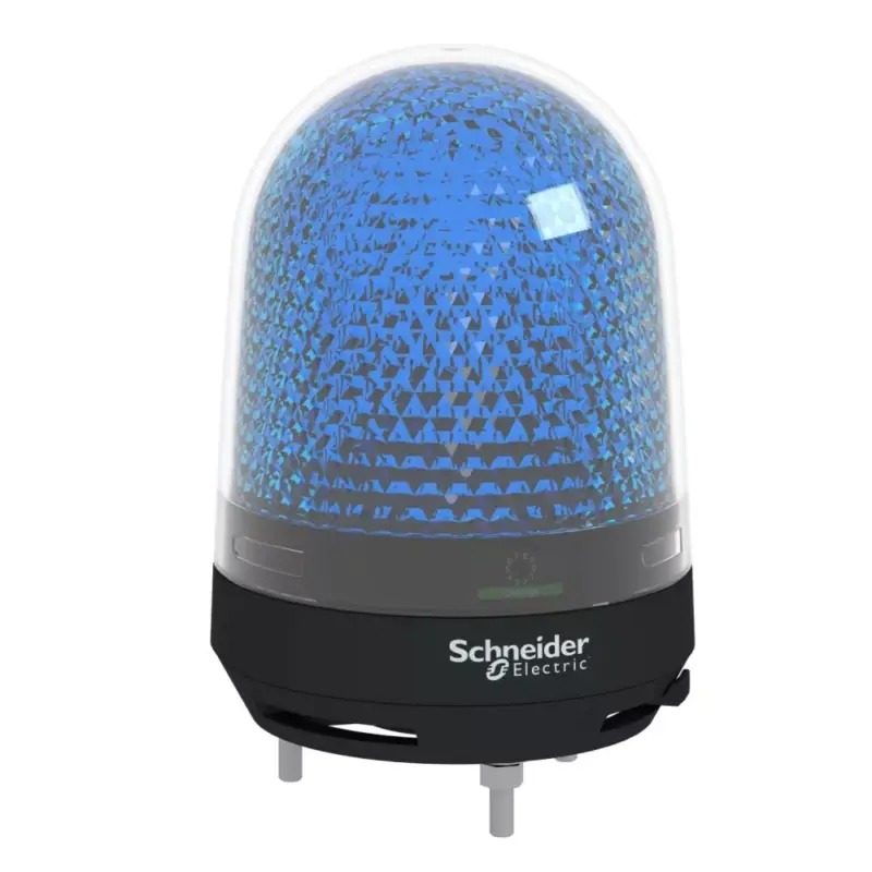 Schneider XVR3B06S Harmony XVR forgófényű jelzőegység, LED-es, Ø100, IP23, kék, berregővel, 12-24VAC/DC Különleges ajánlat